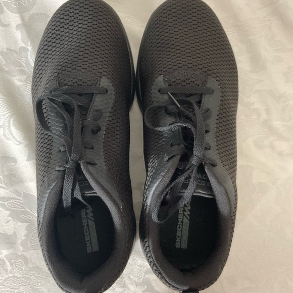 Skechers Go Walk Goga Max Gen5 Lace Up Shoes 15601 Black Womens Size 8 - Picture 5 of 6